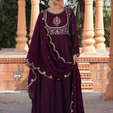 Attractive Flared Anarkali Suit