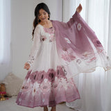 Classic Onion Pink Floral Print Suit