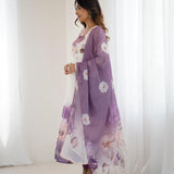 Classic Onion Pink Floral Print Suit
