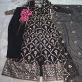 Black Stunning Sequence Suit