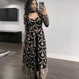Black Stunning Sequence Suit
