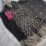 Black Stunning Sequence Suit