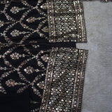 Black Stunning Sequence Suit