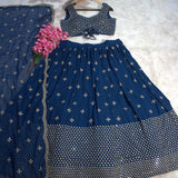 Dazzling Georgette Lehenga Collection