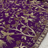 Royal Purple Silk Lehenga Choli