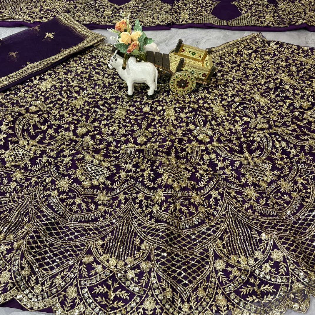 Stunning Heavy Embroidered Lehenga