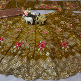 Wedding Embroidered Jimmy Choo Lehenga
