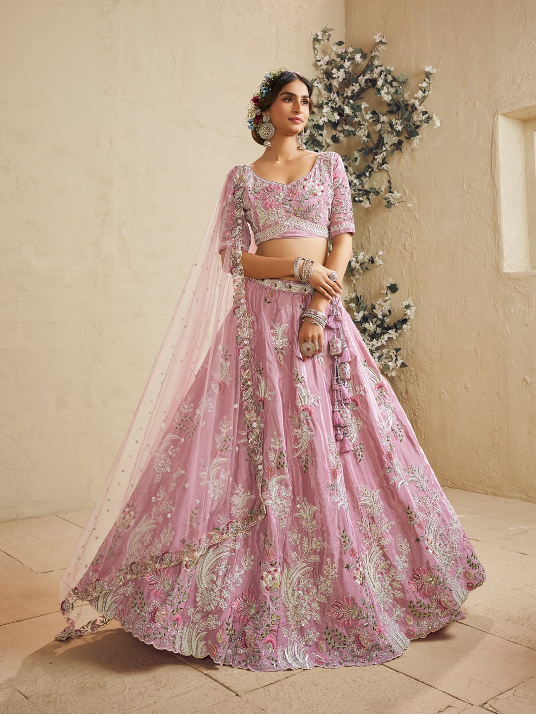Gorgeous Bridal Embroidered Lehenga