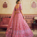 Royal Bridesmaid Organza Lehenga Choli