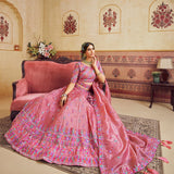 Royal Bridesmaid Organza Lehenga Choli