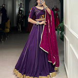 Festive Embossed Reyon Lehenga