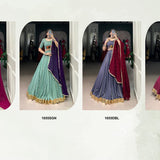 Festive Embossed Reyon Lehenga