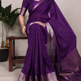 Charming Zari Weaving Saree
