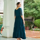 Blooming Raffle Anarkali Gown