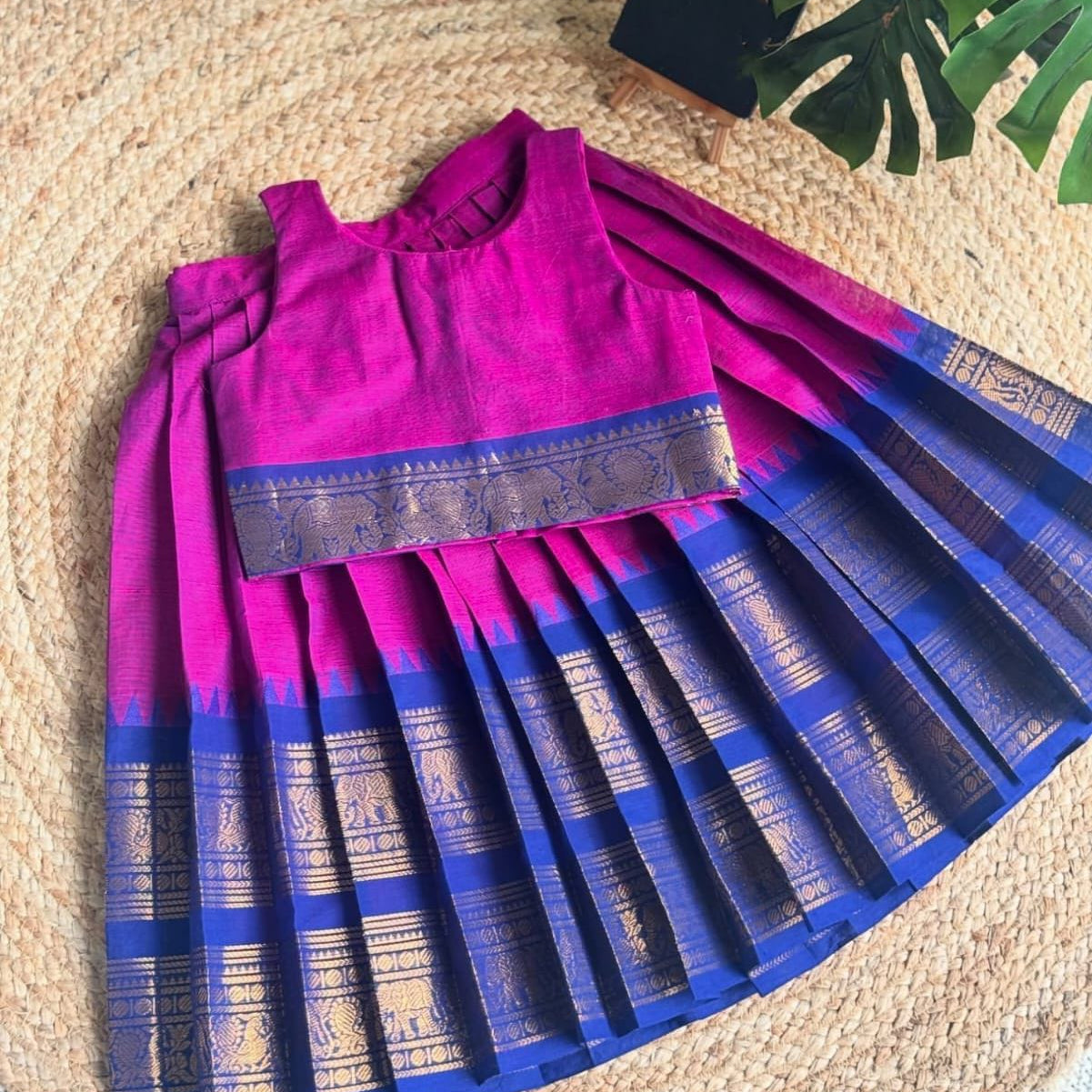Traditional Kids Silk Lehenga
