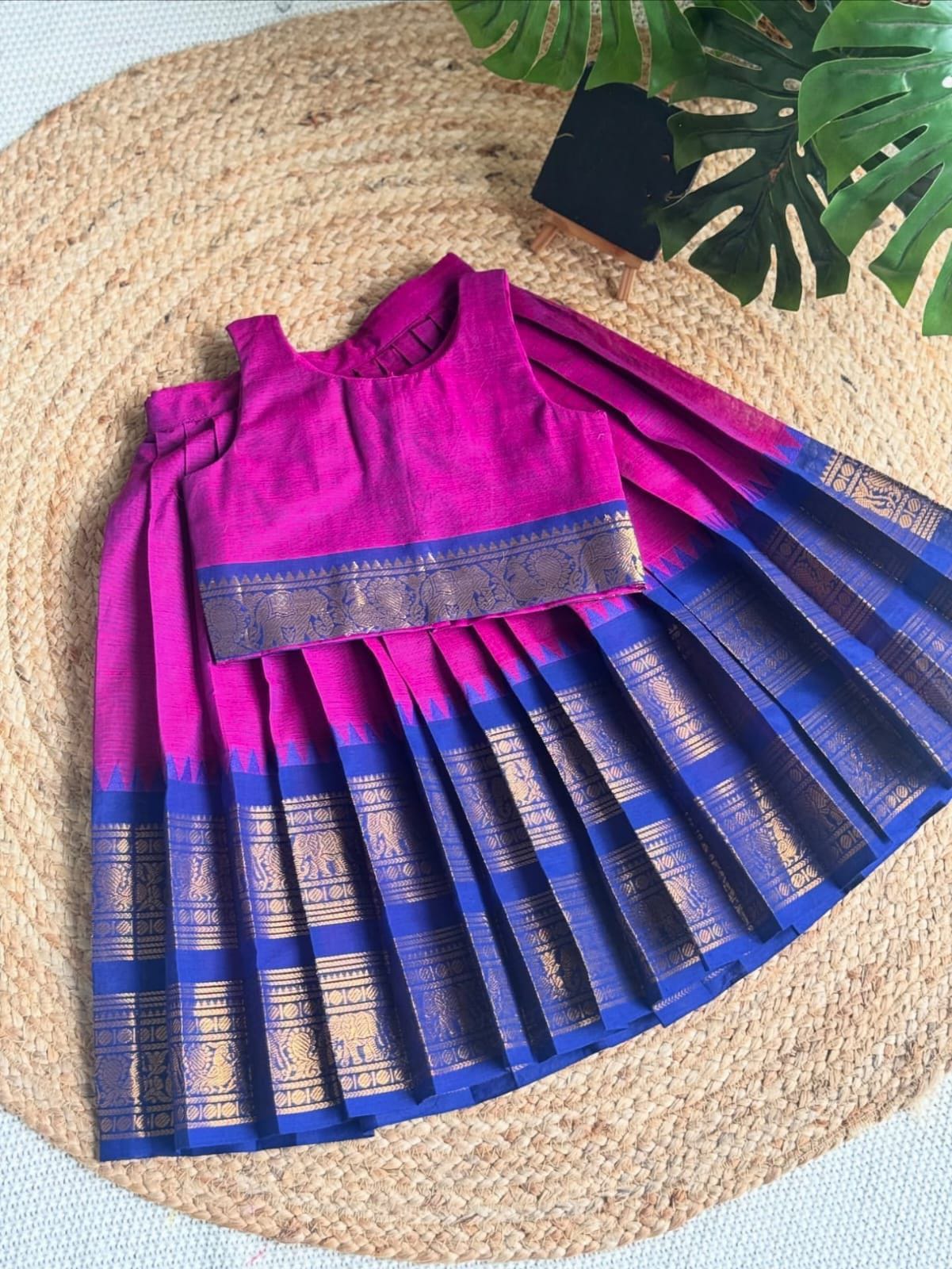 Traditional Kids Silk Lehenga
