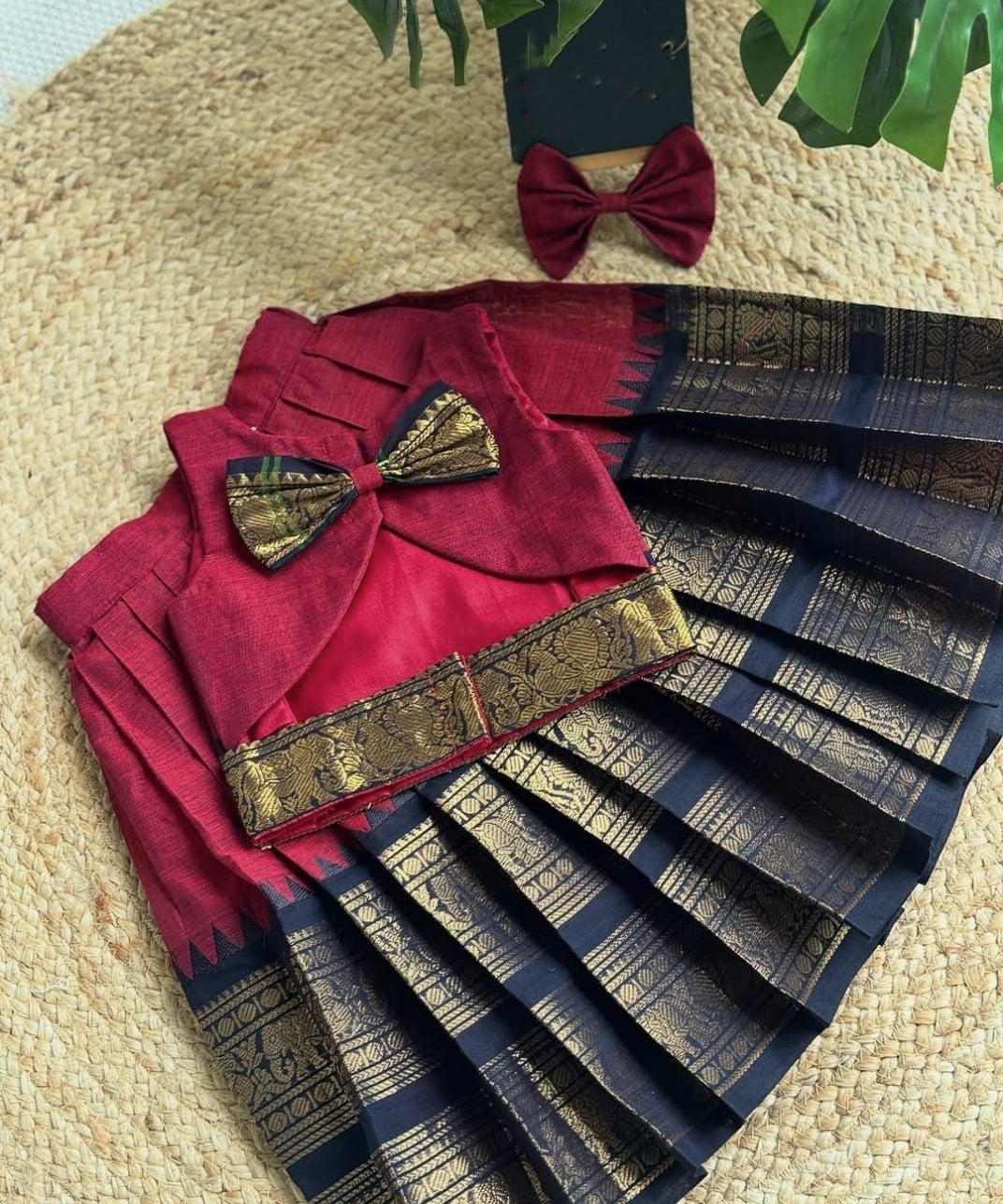 Traditional Kids Silk Lehenga