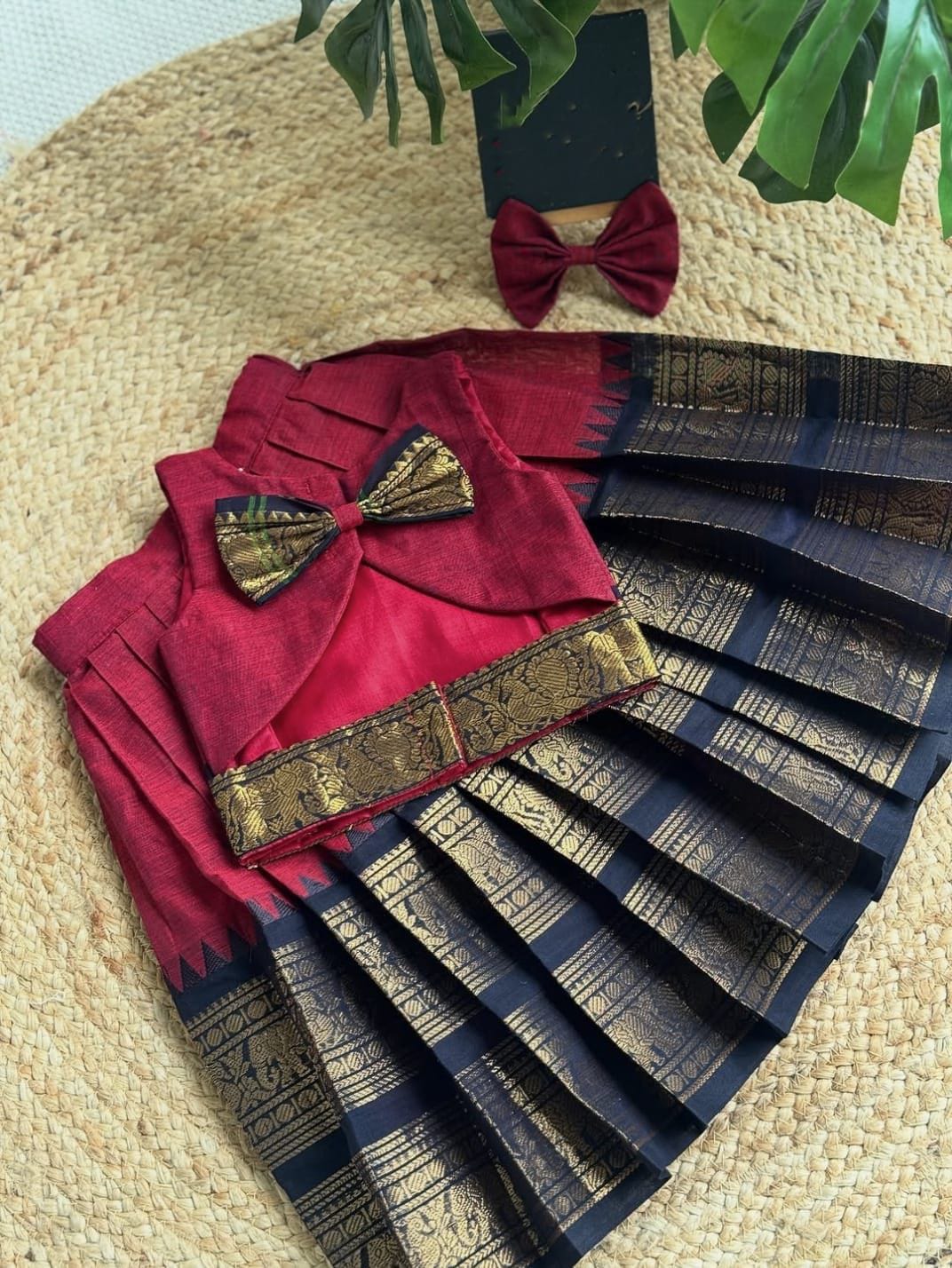 Traditional Kids Silk Lehenga