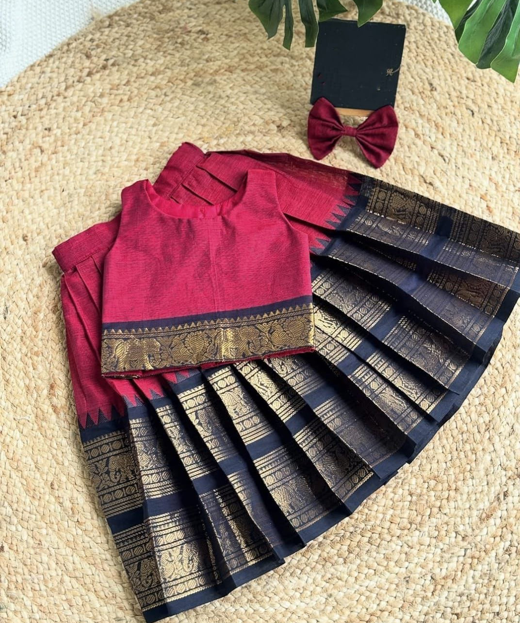 Traditional Kids Silk Lehenga
