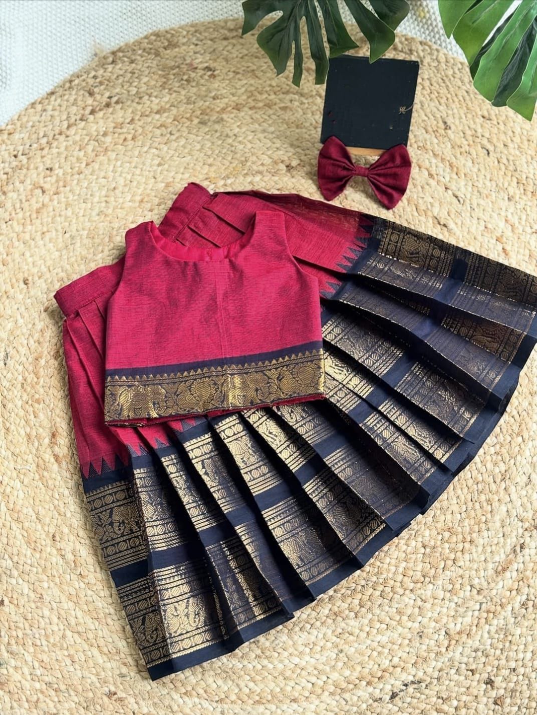 Traditional Kids Silk Lehenga