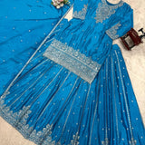 Ethnic Wear Silk Top Lehenga