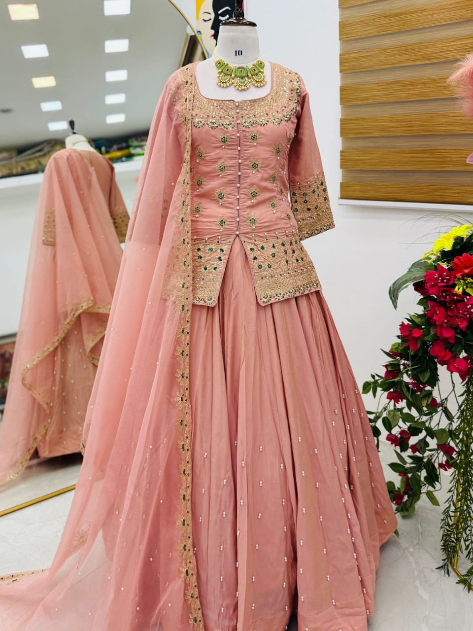 Stunning Simmer Top Lehenga