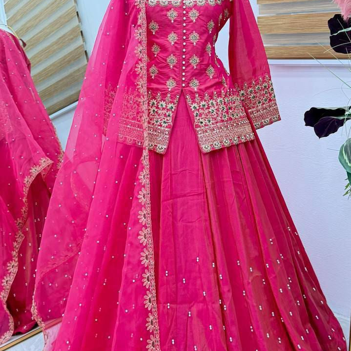 Stunning Simmer Top Lehenga