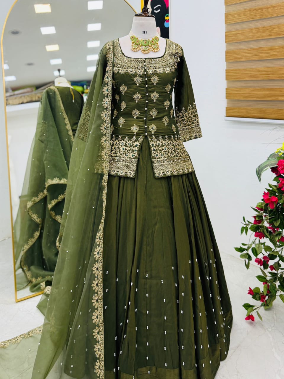 Stunning Simmer Top Lehenga