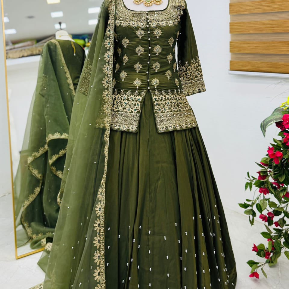 Stunning Simmer Top Lehenga
