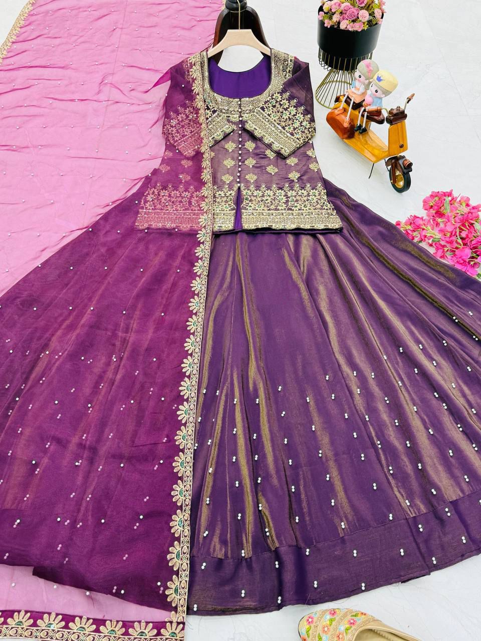 Stunning Simmer Top Lehenga