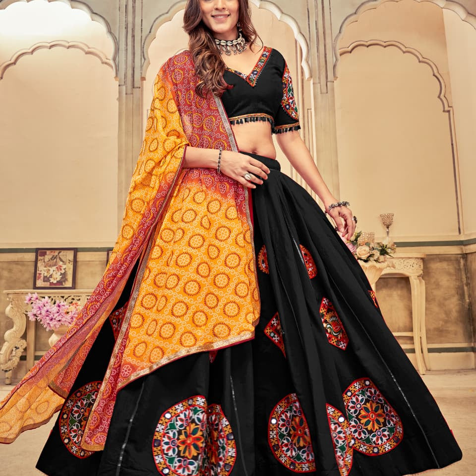 Traditional Gamthi Lehenga Choli