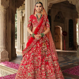 Premium Wedding Velvet Lehenga Choli