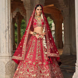 Premium Wedding Velvet Lehenga Choli