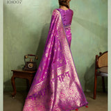 Adorn Golden Zari Woven Silk Saree