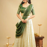 Traditional Crepe Silk Lehenga Choli
