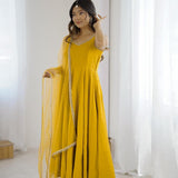 RomanSilk Flair Anarkali Suit