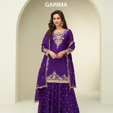 Garima Premium Chinon Suit