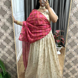 Traditional Mulberry Silk Lehenga