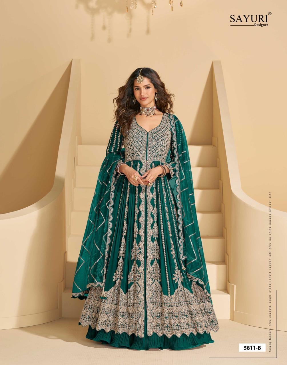 Mirza Premium Embroidered Anarkali Suit