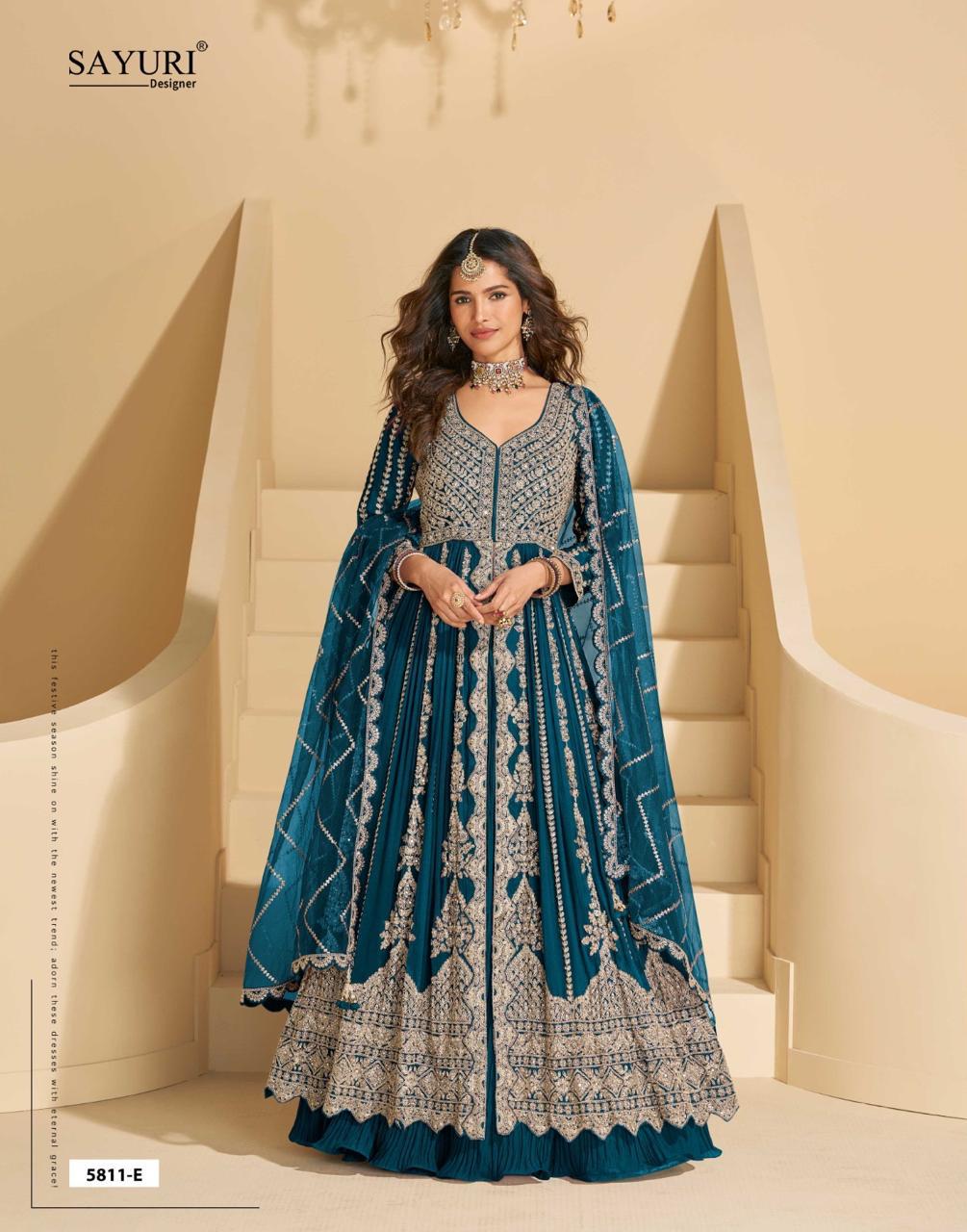 Mirza Premium Embroidered Anarkali Suit