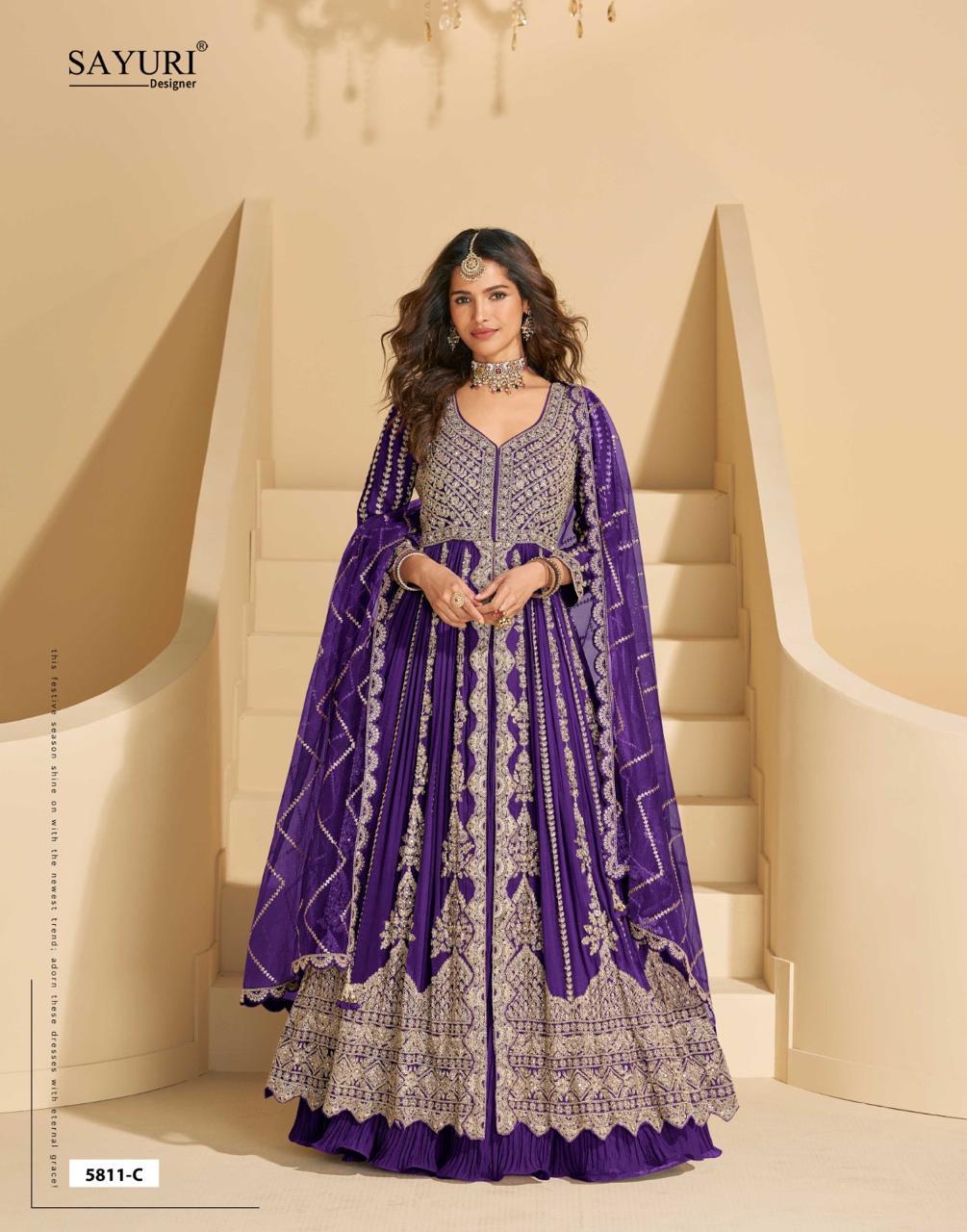 Mirza Premium Embroidered Anarkali Suit