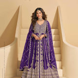 Mirza Premium Embroidered Anarkali Suit