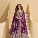 Mirza Premium Embroidered Anarkali Suit
