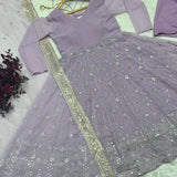 Elegance Blooming Anarkali Gown