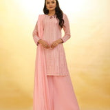 Perfect Blend Peach Straight Suit