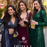 Gorgeous Sequence Indo Lehenga