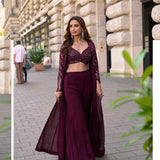 Gorgeous Sequence Indo Lehenga
