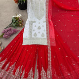 Exclusive Georgette Embroidered Suit
