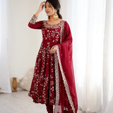 Exclusive Embroidered Anarkali Suit