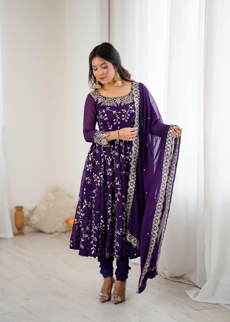 Exclusive Embroidered Anarkali Suit